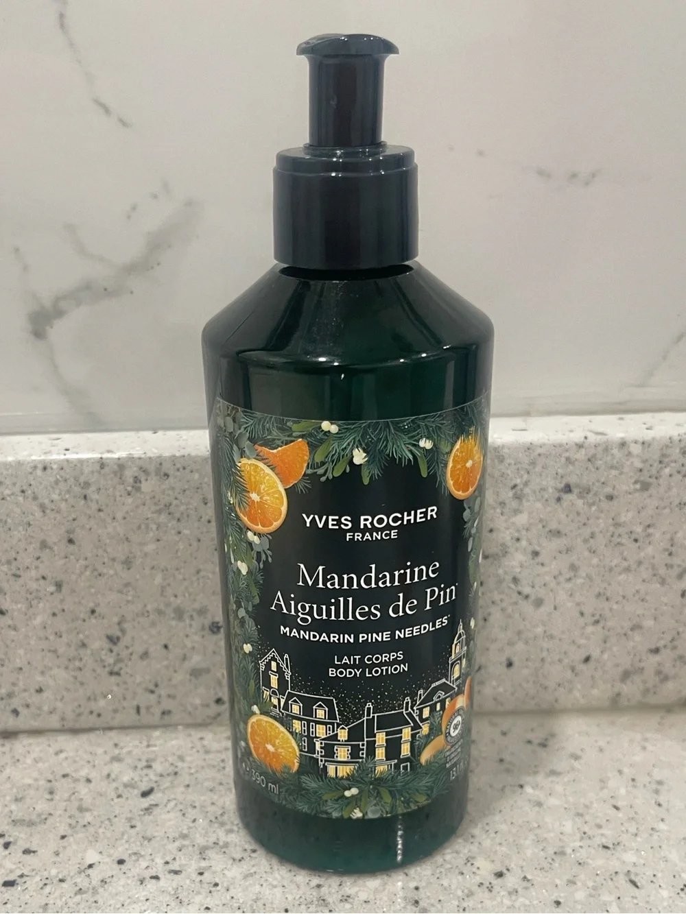 Yves Rocher Mandarine & Pine Needles Lotion - Green, Orange